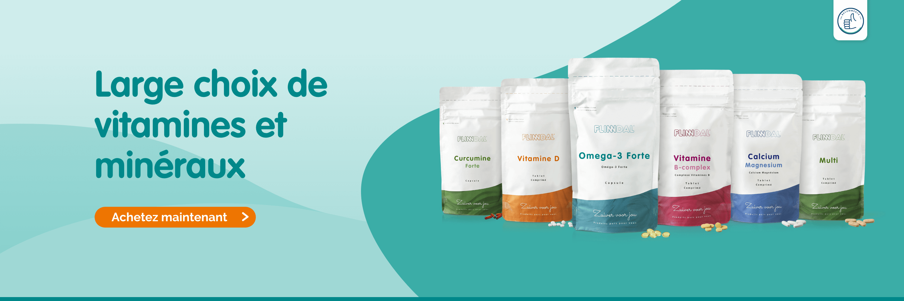 Large choix de vitamines et minéraux Achetez maintenant