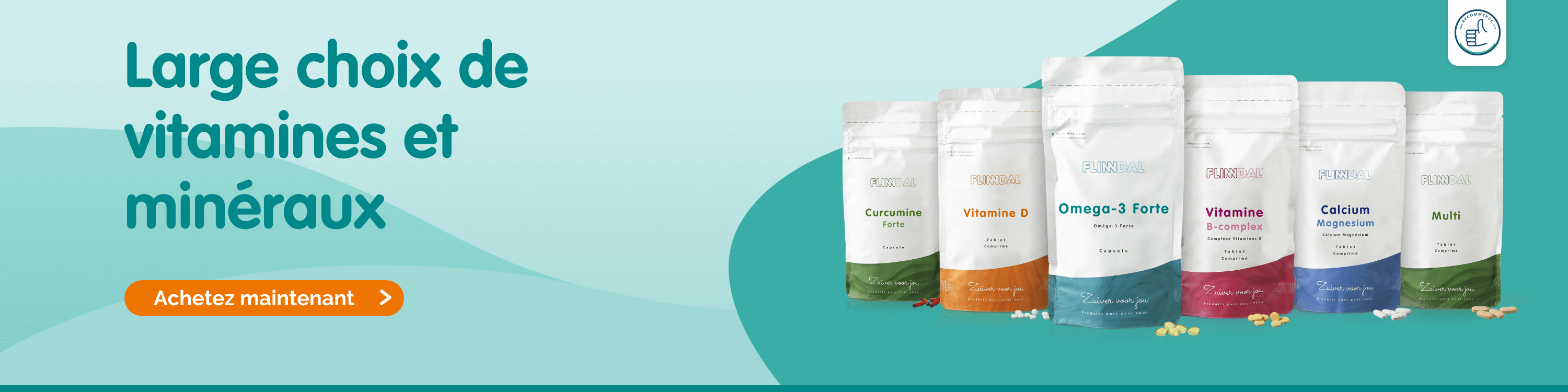 Large choix de vitamines et minéraux Achetez maintenant