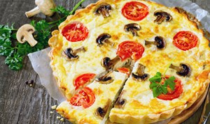 Tarte au poulet et légumes