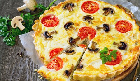 Tarte au poulet et légumes